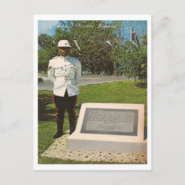 Vintage John F. Kennedy Postcard (Front)
