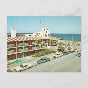 Vintage Jolly Roger Hotel Ft. Lauderdale Florida Postcard