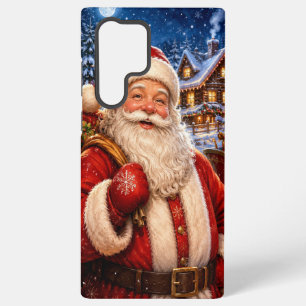 Vintage Jolly Santa Claus Christmas Phone Case
