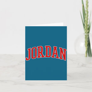 Vintage Jordan Design Men Women Design Card