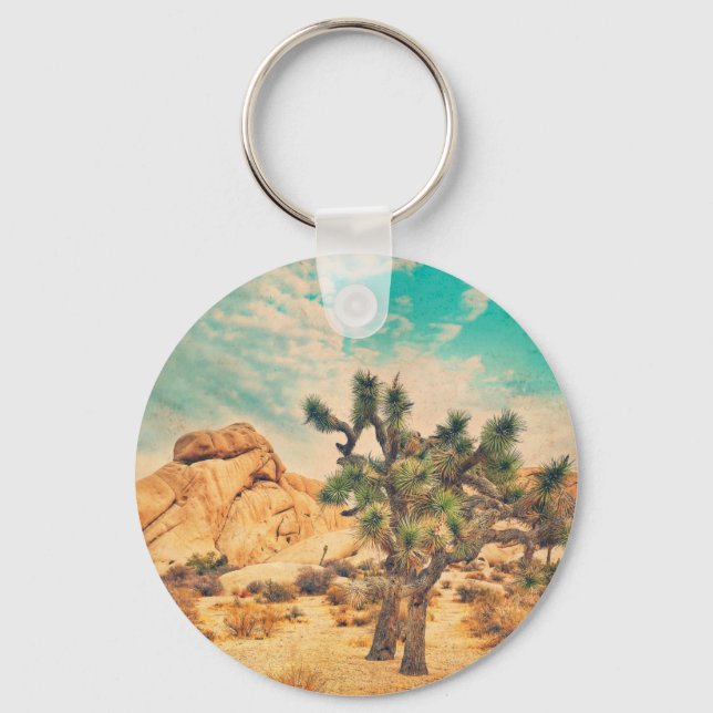 Vintage Joshua Tree Keychain (Front)