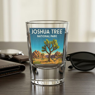 Vintage Joshua Tree National Park Shot Glass