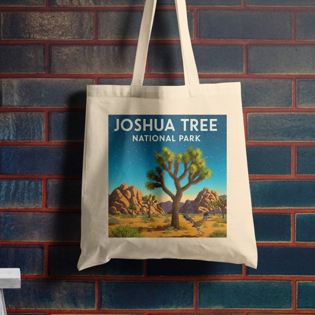 Vintage Joshua Tree National Park Tote Bag (Creator Uploaded)