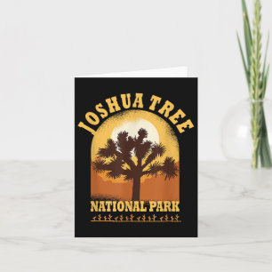 Vintage Joshua Tree Retro National Park Card