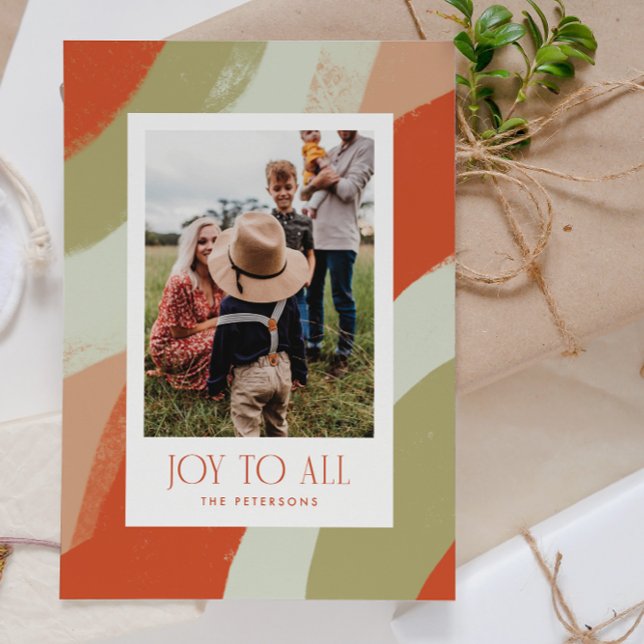 Vintage Joy Holiday Flat Card (Creator Uploaded)