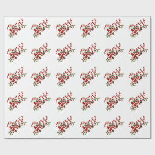 Vintage Joy Santa Wrapping Paper