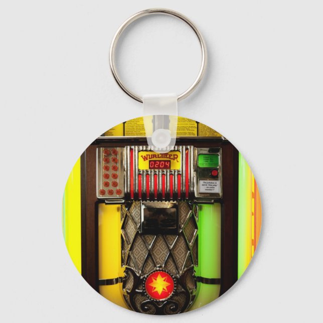 Vintage Jukebox Key Ring (Front)