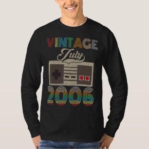 Vintage July 2006 16th Birthday 16 Year Old T-Shirt