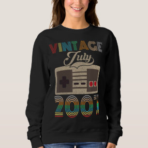 Vintage July 2007 15th Birthday 15 Year Old Sweatshirt