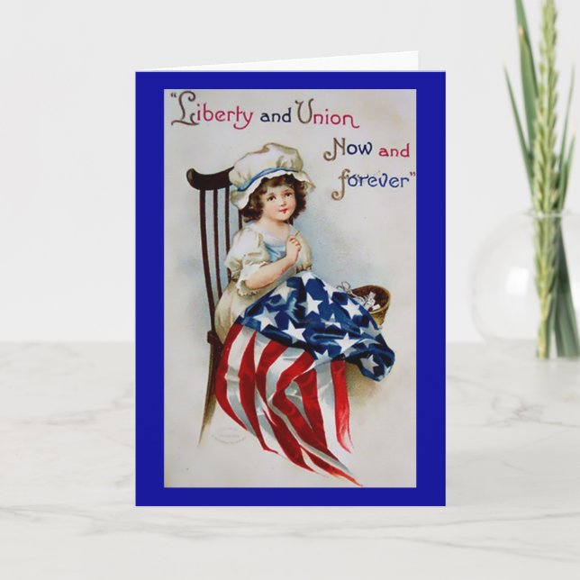 Vintage July 4th Greeting Card 4 (Front)