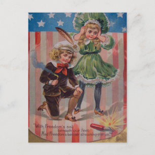 Vintage July 4th Postcard