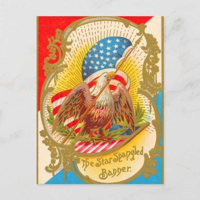 Vintage July 4th Postcard (Front)