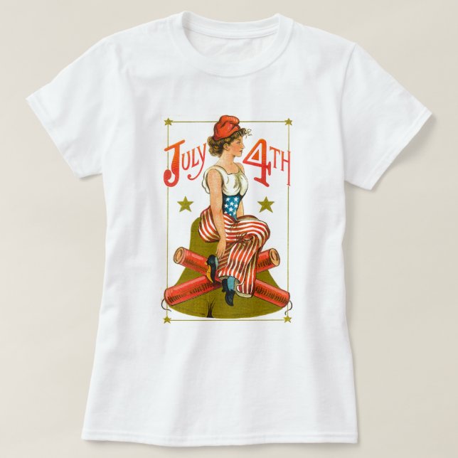 Vintage July 4th T-Shirt (Design Front)
