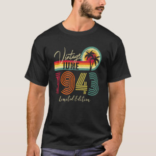 Vintage June 1943  79th Birthday 79 Year Old T-Shirt
