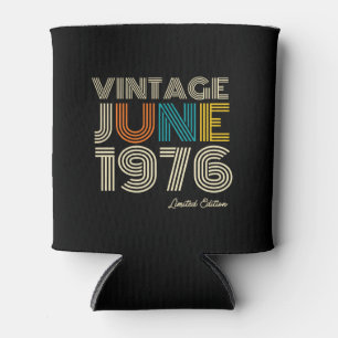 Vintage June 1976 Custom Year Can Cooler