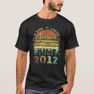 Vintage June 2012 10th Birthday 10 Year Old 1 T-Shirt