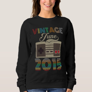 Vintage June 2015 7th Birthday 7 Year Old Sweatshirt