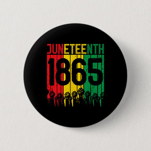 Vintage Juneteenth 1865 African Men Women Boys Gir 6 Cm Round Badge