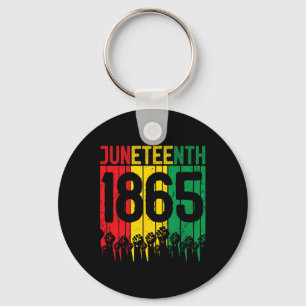 Vintage Juneteenth 1865 African Men Women Boys Gir Key Ring