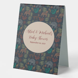 Vintage Jungle Safari Baby Boy Shower