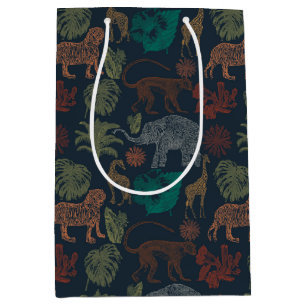 Vintage Jungle Safari Medium Gift Bag