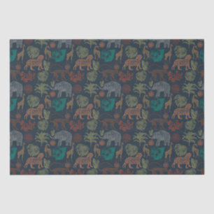 Vintage Jungle Safari Tissue Paper