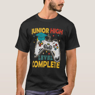 Vintage Junior High Level Complete Gamer Graduati T-Shirt