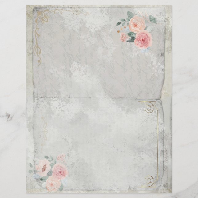 Vintage Junk Journal Page 1 (Front)