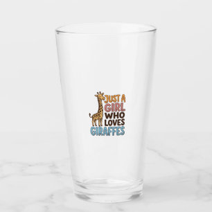 Vintage Just A Girl Who Loves Giraffes Shirt (5)_1 Glass