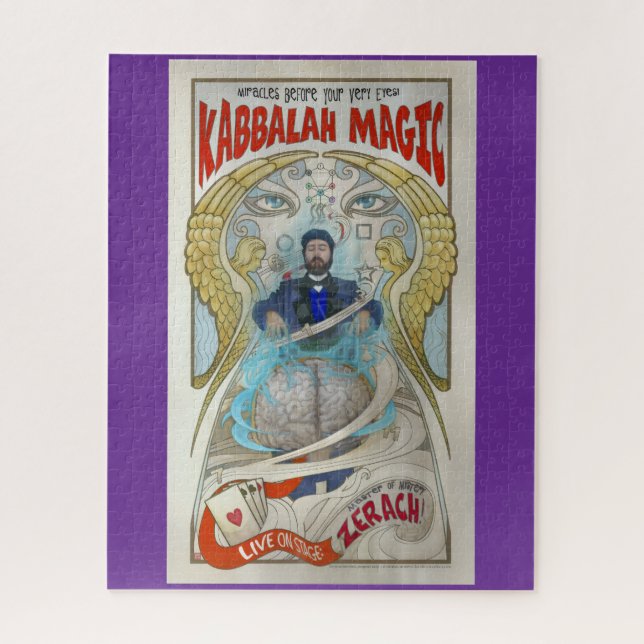 Vintage Kabbalah Magic Poster Puzzle Vaudeville  (Vertical)