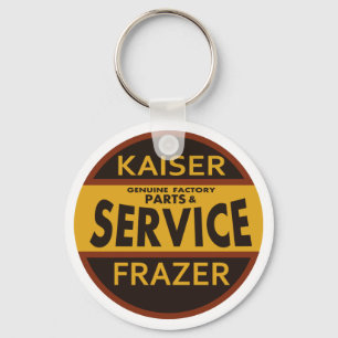 Vintage Kaiser Frazer service sign Key Ring