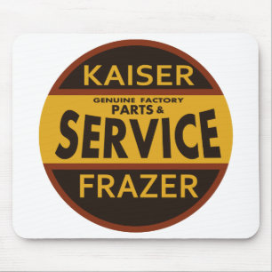 Vintage Kaiser Frazer service sign Mouse Mat