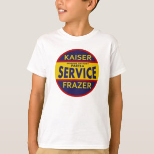 Vintage Kaiser Frazer service sign red/blue T-Shirt