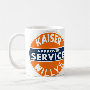 Vintage Kaiser Willys service sign Coffee Mug