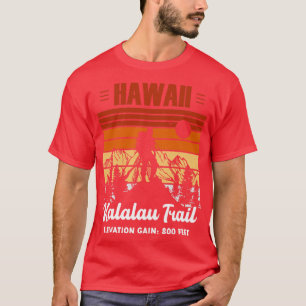 Vintage Kalalau Trail Hawaii Mount Hiking Lover TS T-Shirt
