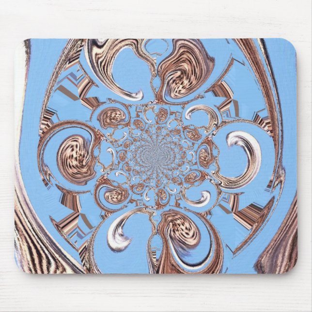 Vintage Kaleidoscope Art Print Mouse Mat (Front)