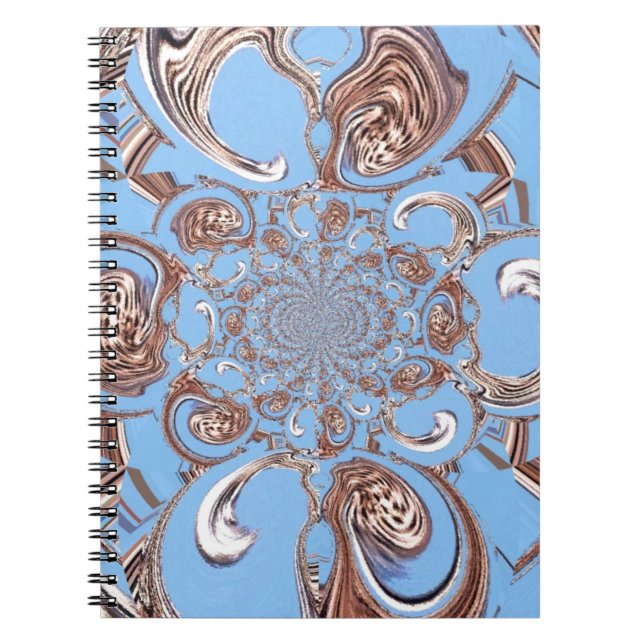 Vintage Kaleidoscope Art Print Notebook (Front)