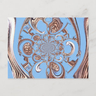 Vintage Kaleidoscope Art Print Postcard