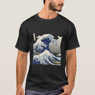 Vintage Kanagawa The Great Wave Japanese Art T-Shirt