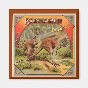 Vintage Kangaroo Advertisement Magnet