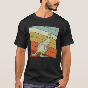 Vintage Kangaroo for Boys Girls Kangaroo Retro T-Shirt