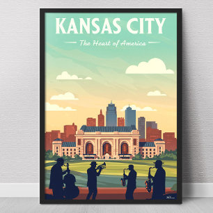 Vintage Kansas City Poster