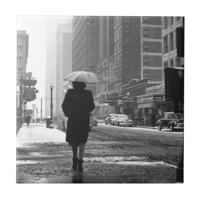 Vintage Kansas City West 12th Street Tile (Front)