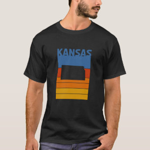 Vintage Kansas State of Kansas Vintage Colours T-Shirt
