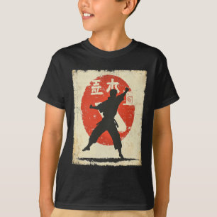 Vintage Karate Distressed Silhouette Japanese Mart T-Shirt
