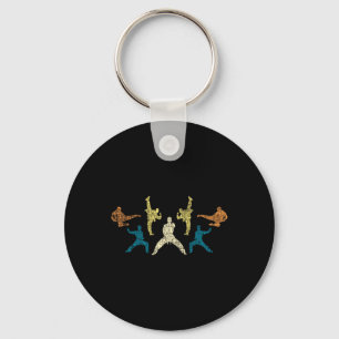 Vintage Karate Taekwondo Mixed Martial Arts Mma Ku Key Ring