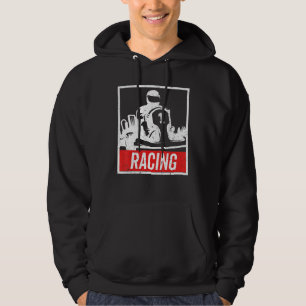 Vintage Kart Racing , Go-Kart Hoodie