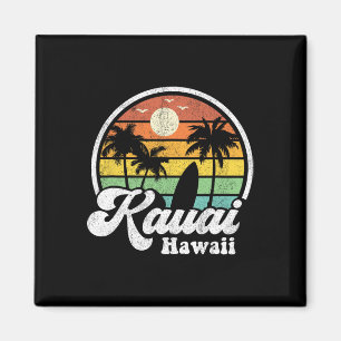 Vintage Kauai Beach Hawaii Surf Hawaiian Surfing 7 Magnet