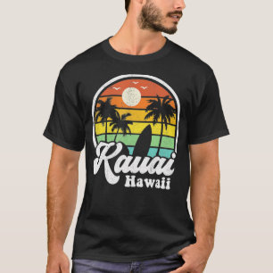 Vintage Kauai Beach Hawaii Surf Hawaiian Surfing 7 T-Shirt