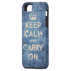 Vintage keep calm and carry on